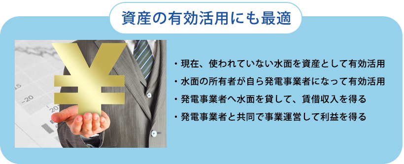 資産の有効活用にも最適